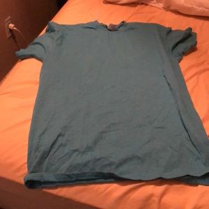 A plain blue shirt